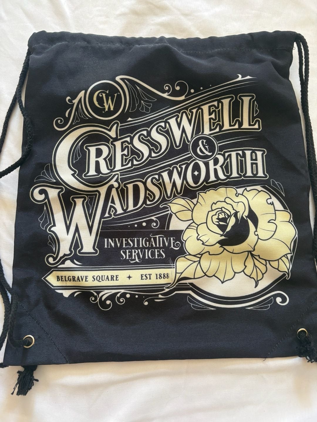 Owlcrate Cresswell & Wadsworth Drawstring Backpack 2
