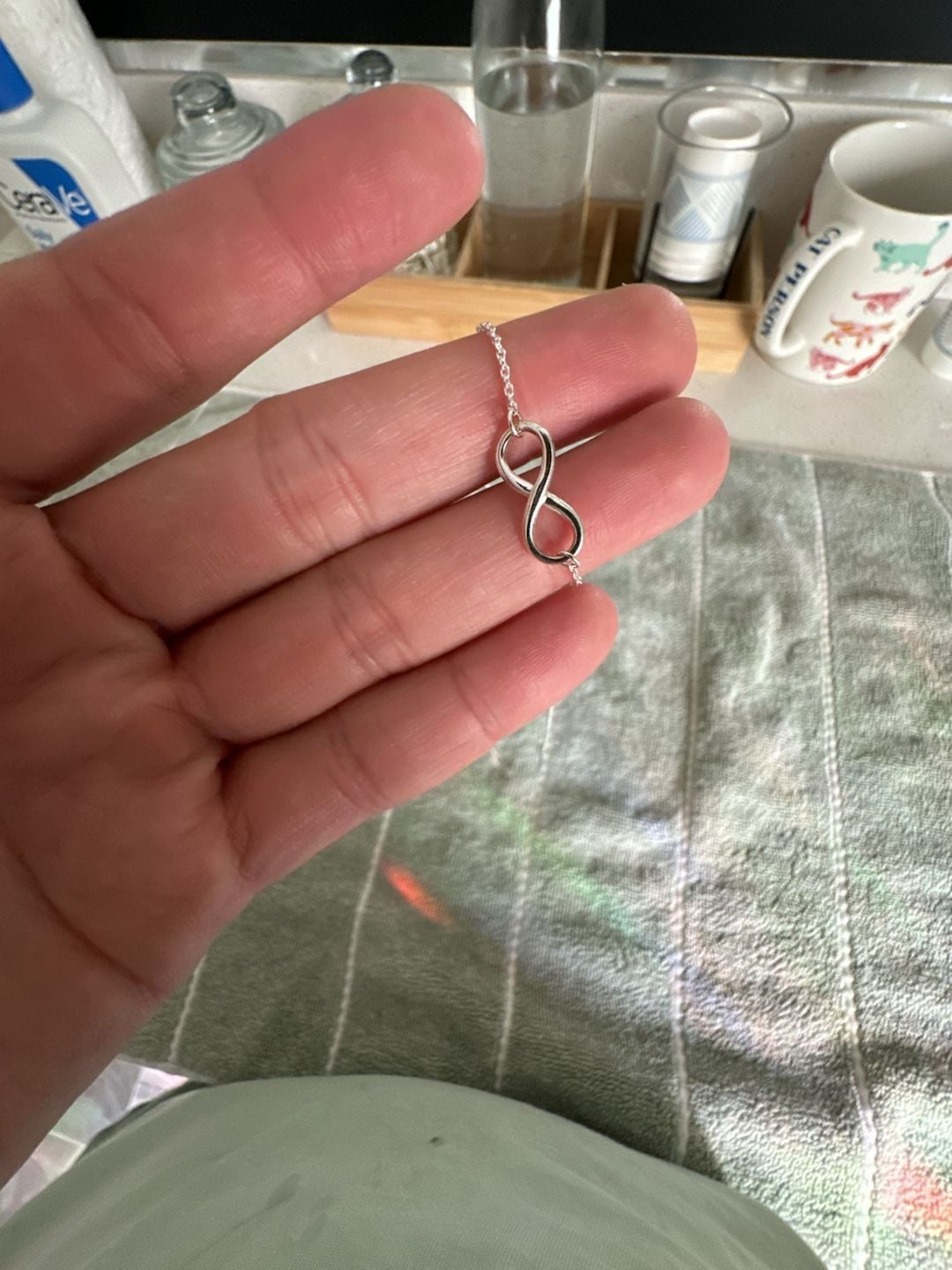 Sterling Silver Infinity Necklace 3