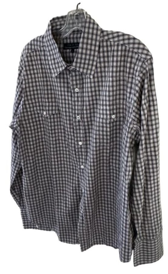 Rag & Bone Mens Plaid Western Shirt Size XXL 8