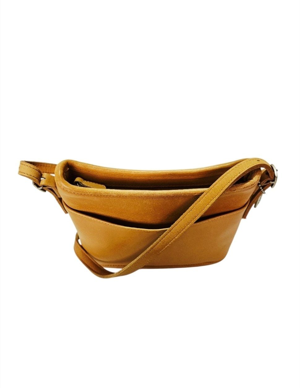 Vintage Coach Legacy 1990 Bucket Bag Crossbody British Tan Brown Leather 9062 9