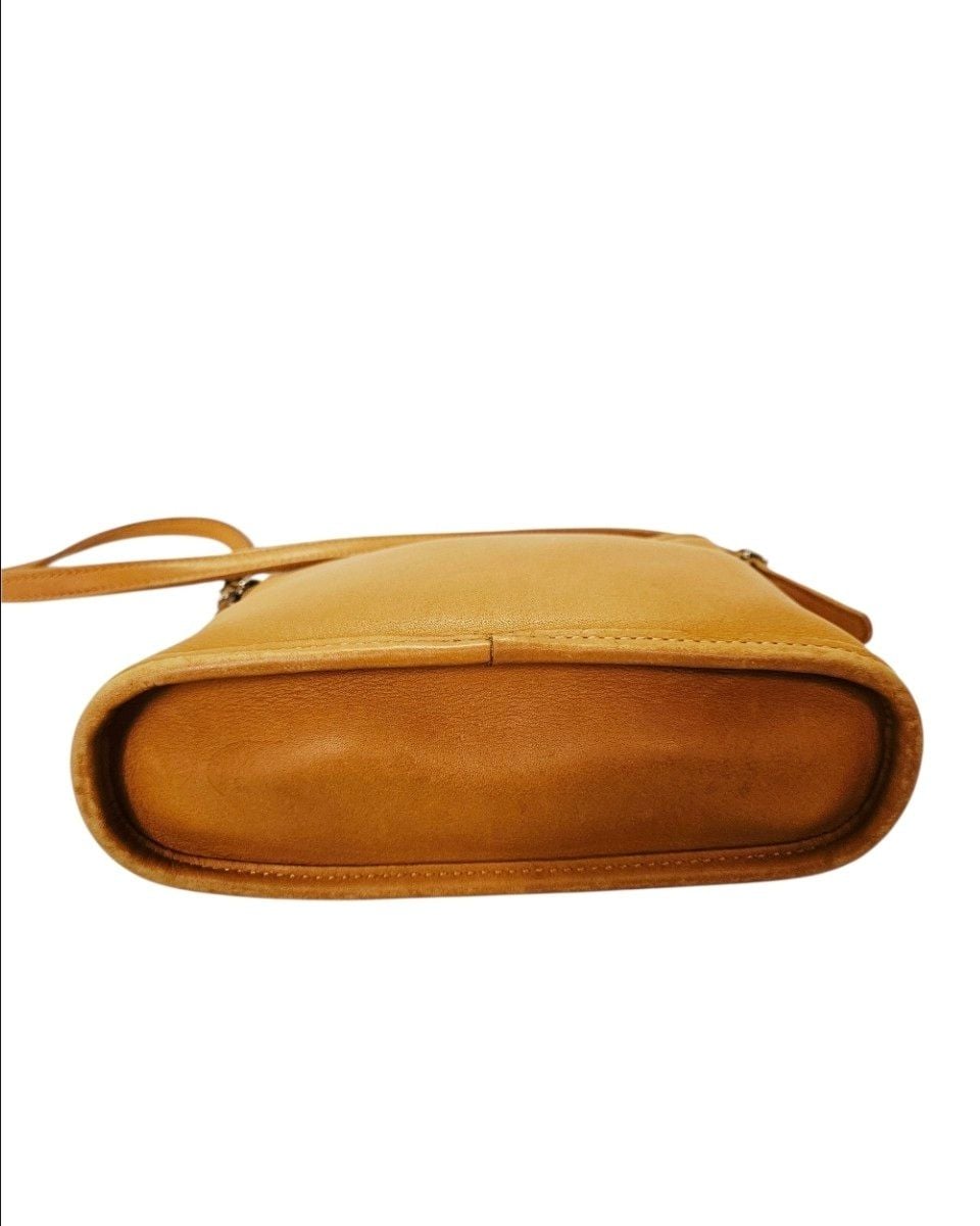 Vintage Coach Legacy 1990 Bucket Bag Crossbody British Tan Brown Leather 9062 12