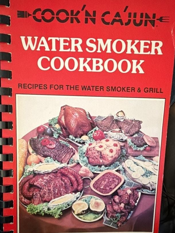 Cook'n Ca'jun Water Smoker Cookbook By Sondra Hester 1984 Vintage 1