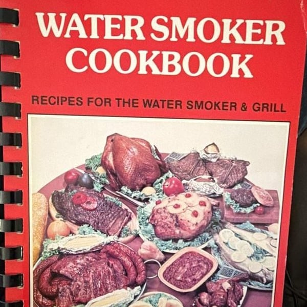 Cook'n Ca'jun Water Smoker Cookbook By Sondra Hester 1984 Vintage