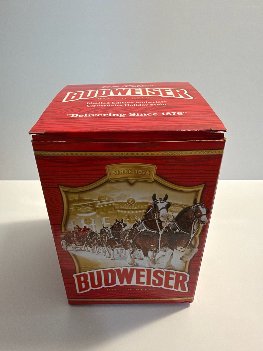 Budweiser 45th Edition Clydesdales Holiday Stein 1