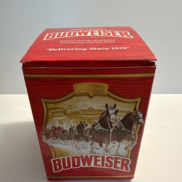Budweiser 45th Edition Clydesdales Holiday Stein