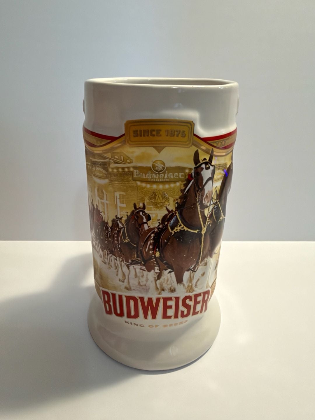 Budweiser 45th Edition Clydesdales Holiday Stein 4
