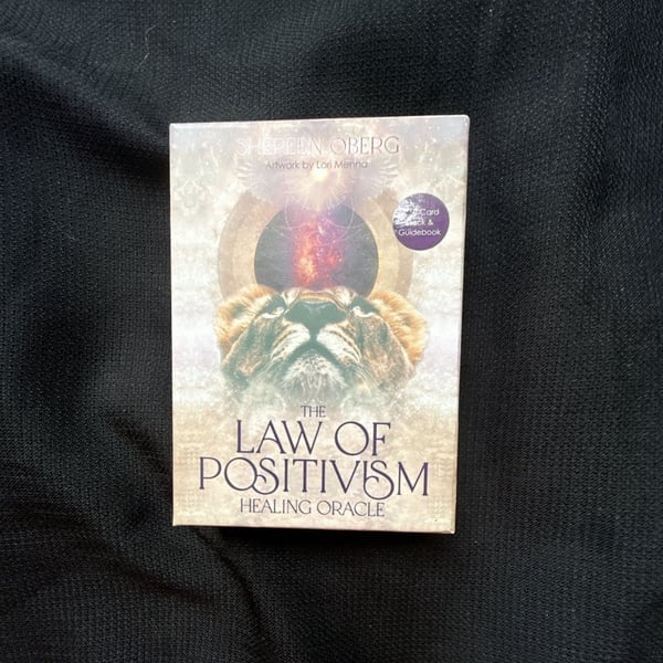 Hay House The Law of Positivism Healing Oracle Card Deck And Guidebook