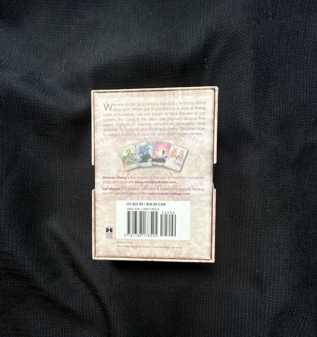 Hay House The Law of Positivism Healing Oracle Card Deck And Guidebook 2