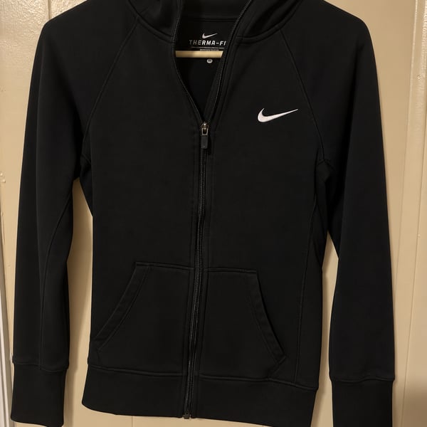 Nike Therma-Fit Full Zip Hoodie Size XS Black