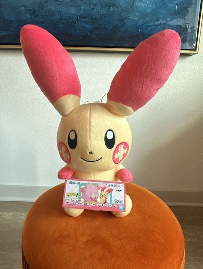 Bandai Pokémon Plusle Large Plush Doll New With Tag 1