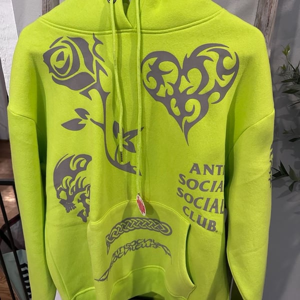 Anti Social Social Club Neon Yellow Hoodie
