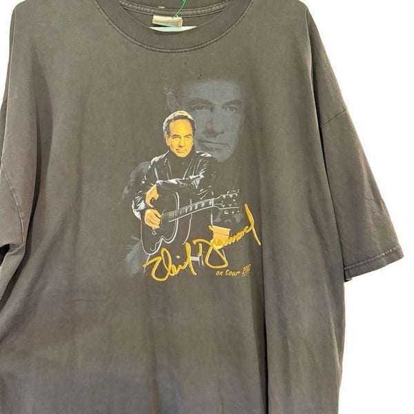 Gildan Neil Diamond Concert T-Shirt Size XXL 2002 Tour Vintage