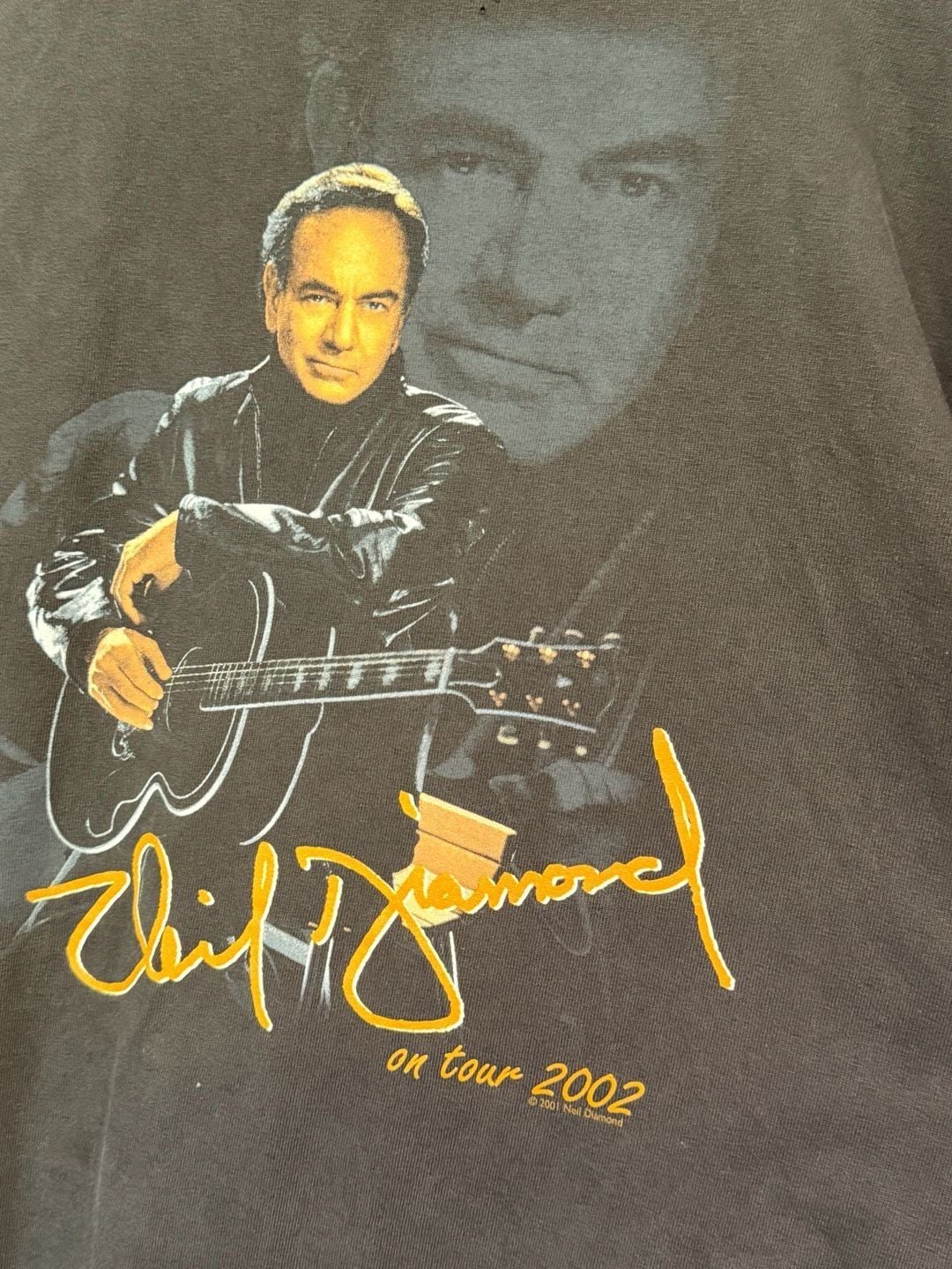 Gildan Neil Diamond Concert T-Shirt Size XXL 2002 Tour Vintage 4