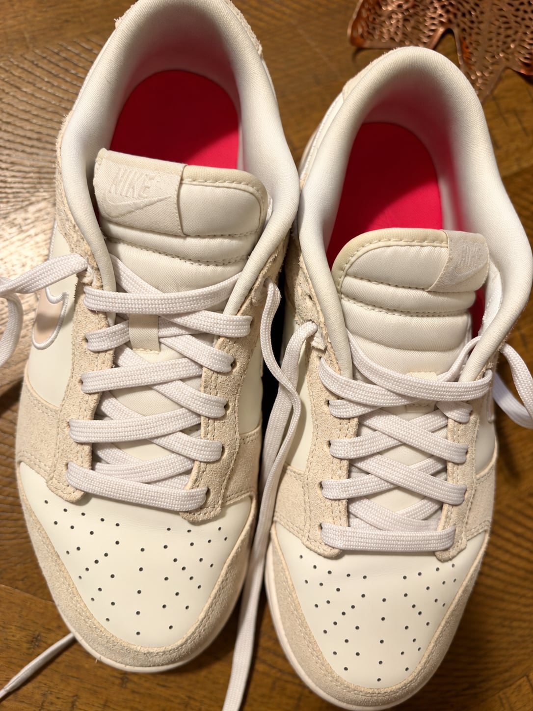 Nike Dunk Low Iridescent Swoosh Size 9 Sail Iridescent 7