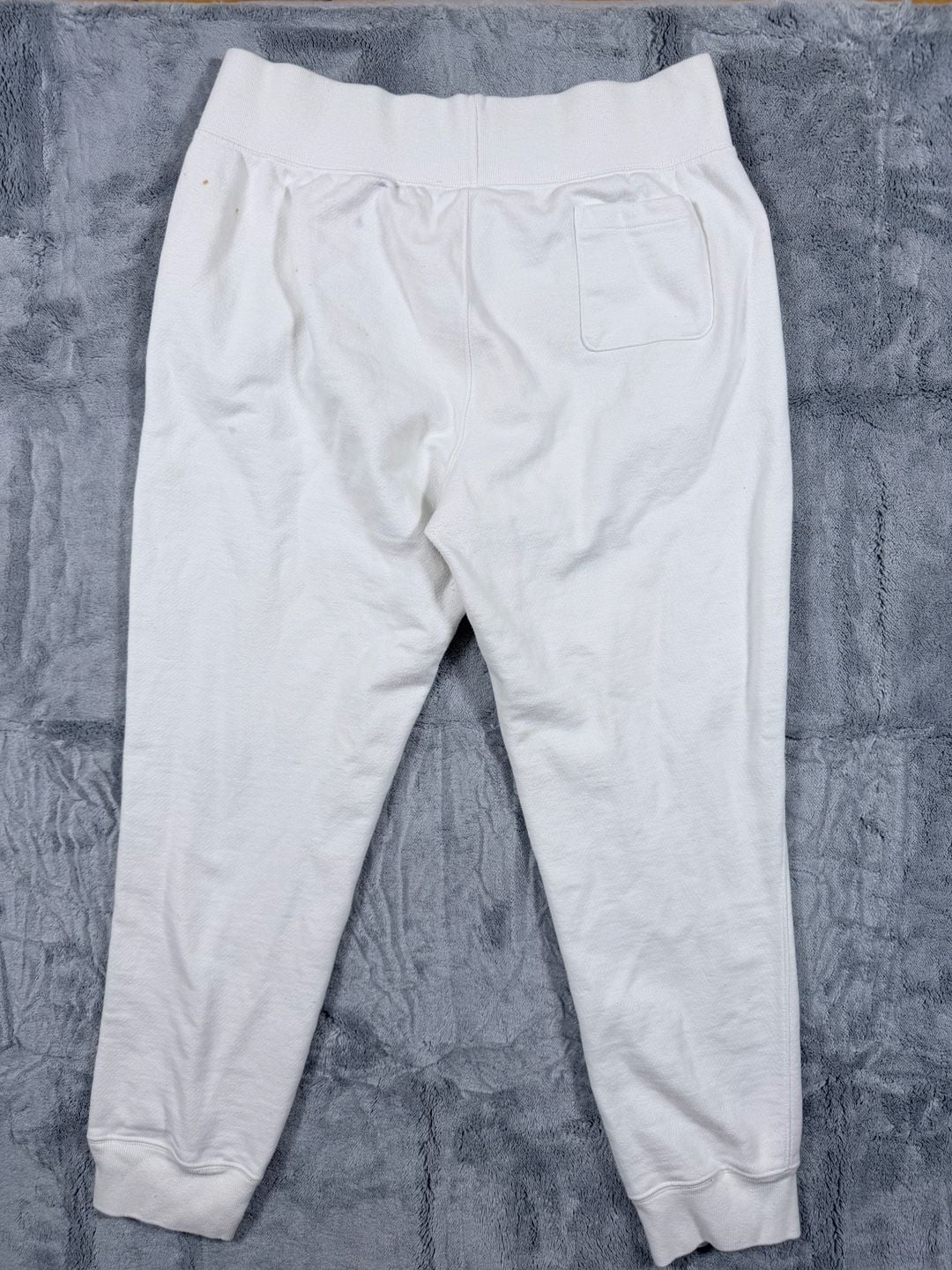 Champion Reverse Weave Joggers Size X-Large White Sweatpants 6