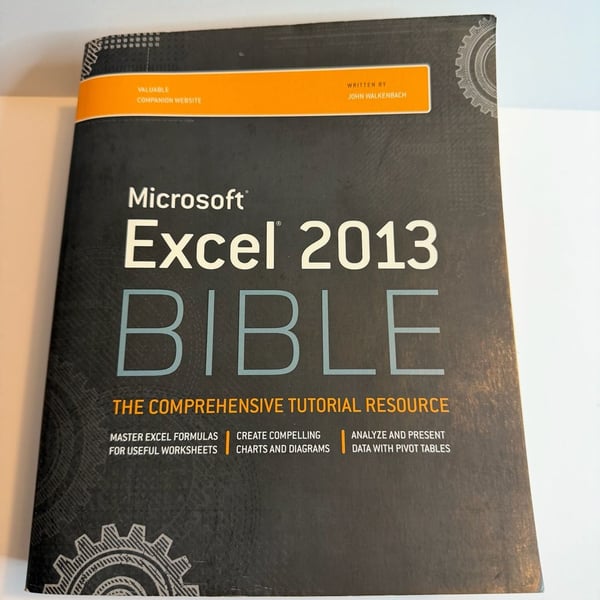 Wiley Microsoft Excel 2013 Bible Book by John Walkenbach