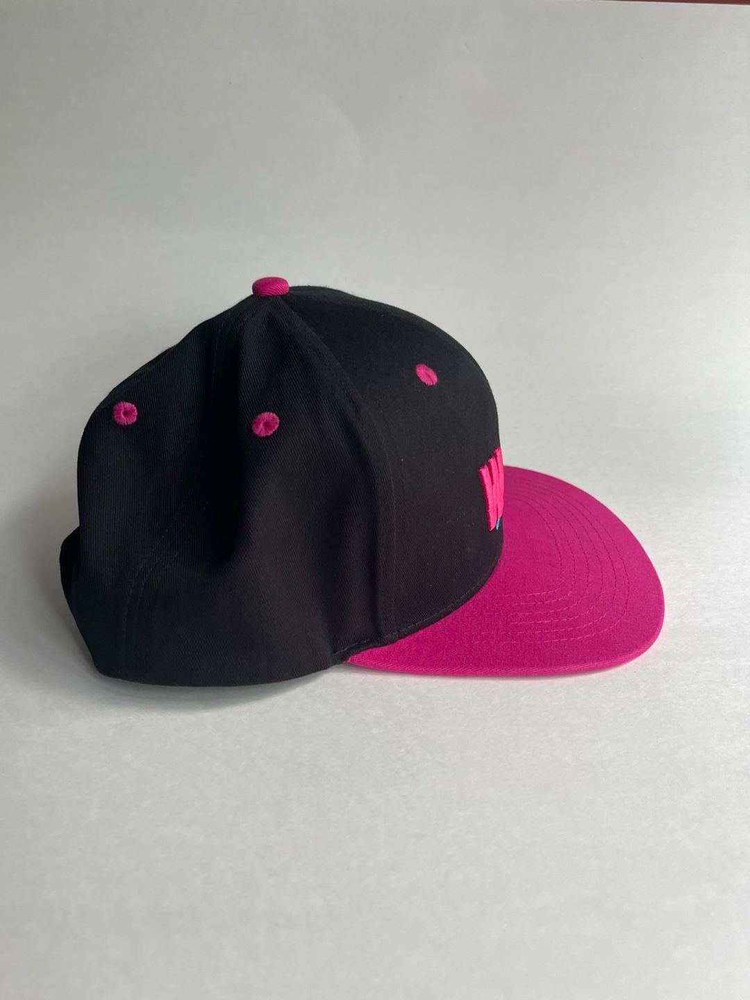 Jordan Jumpman Snapback Hat Black Pink Teal Embroidered 5
