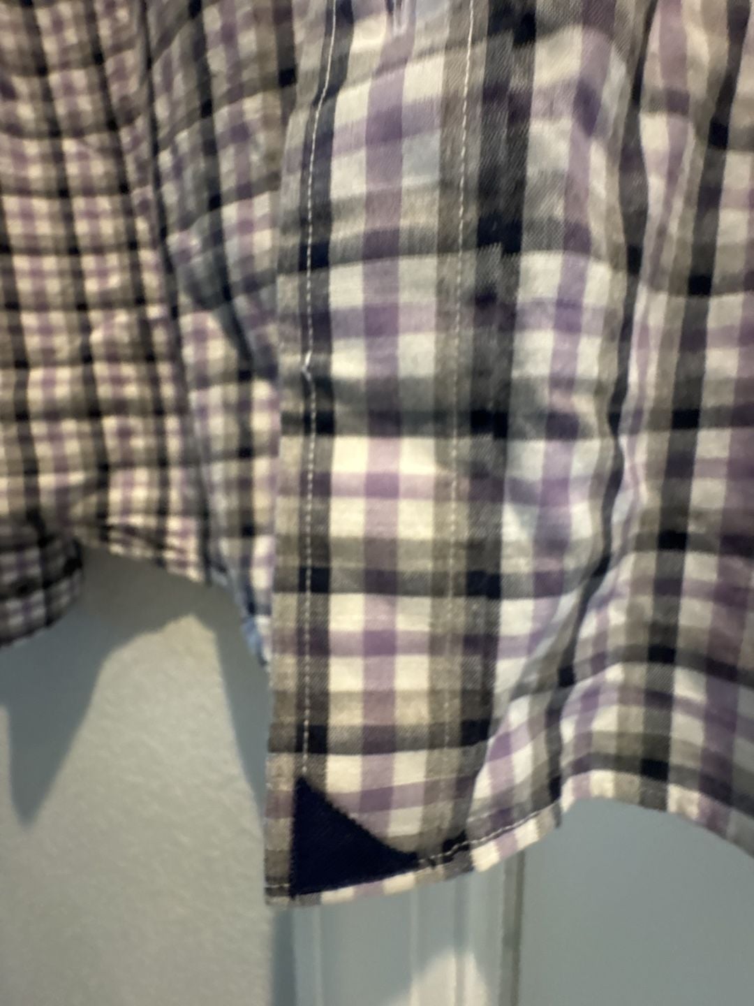 Untuckit Mens Plaid Button Down Shirt XX-Large Purple 5