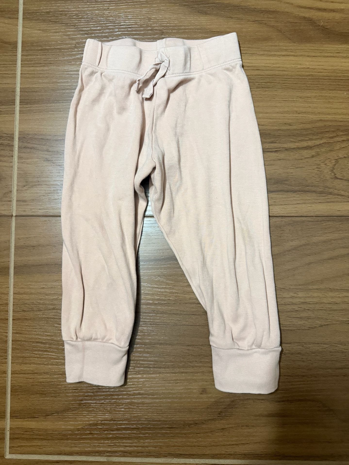 H&M Lounge Set Size 18-24M Pink Stripe Long Sleeve Shirt Jogger Pants 4