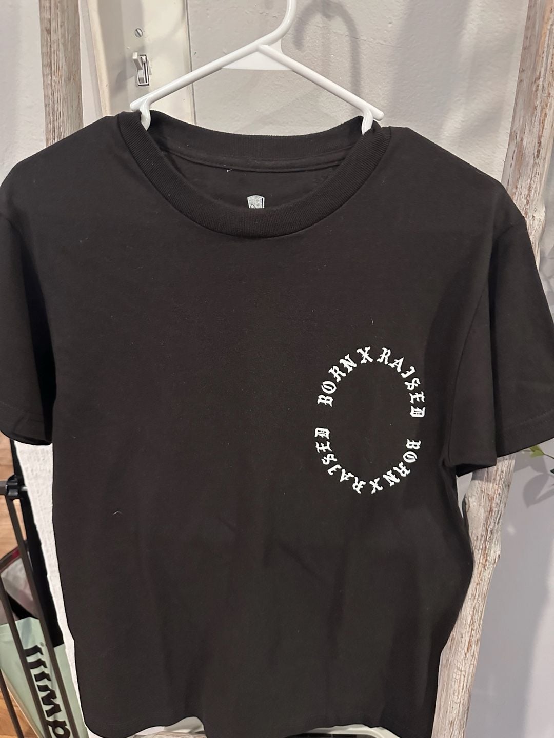 Born X Raised On The Turf T-Shirt Medium Black 2