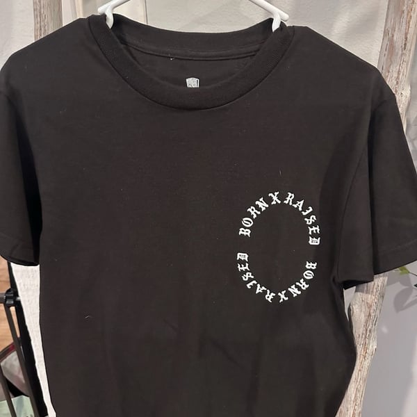 Born X Raised On The Turf T-Shirt Medium Black
