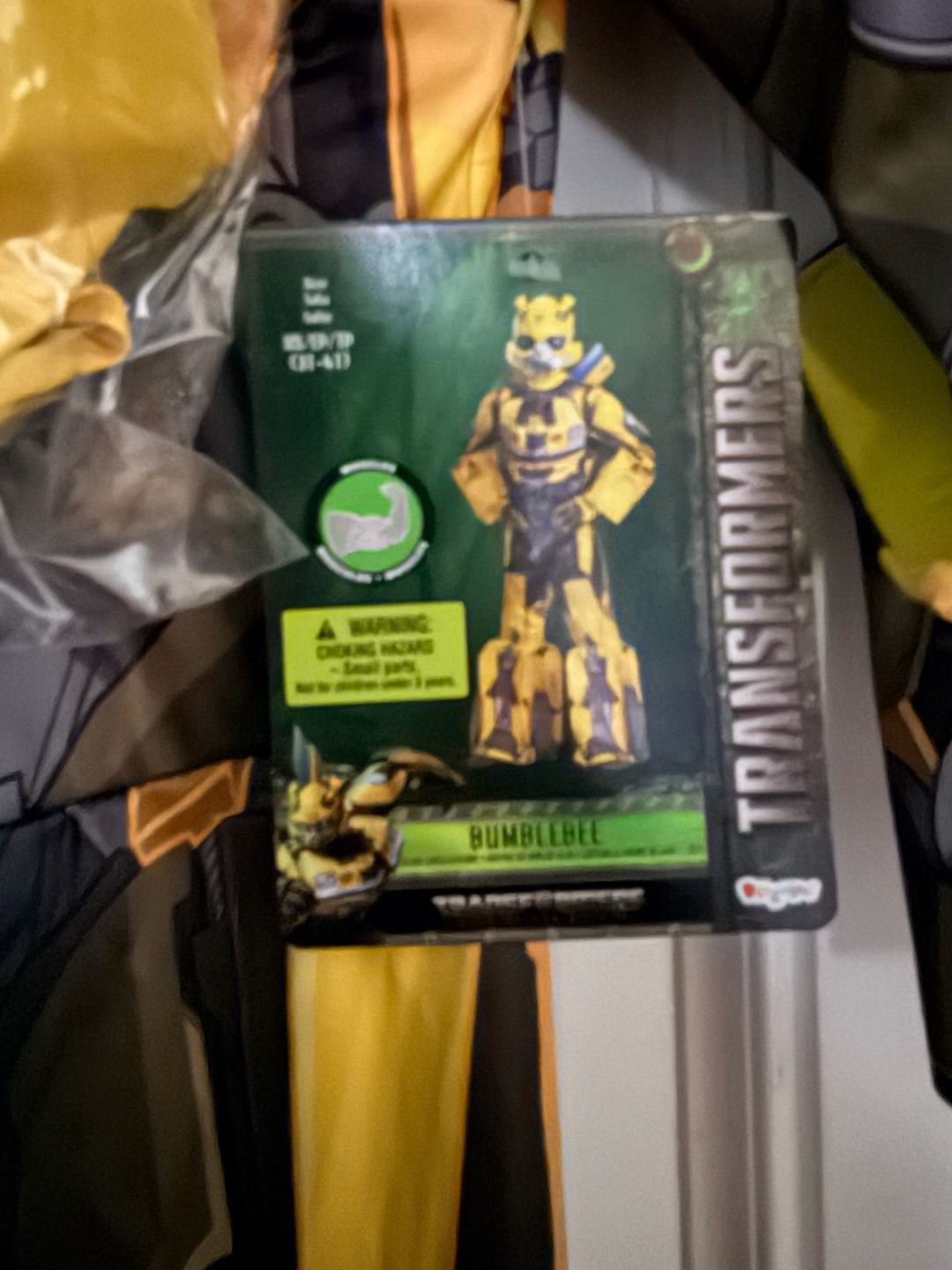 Disguise Transformers Bumblebee Costume Size XS (3-4) With Mask 2