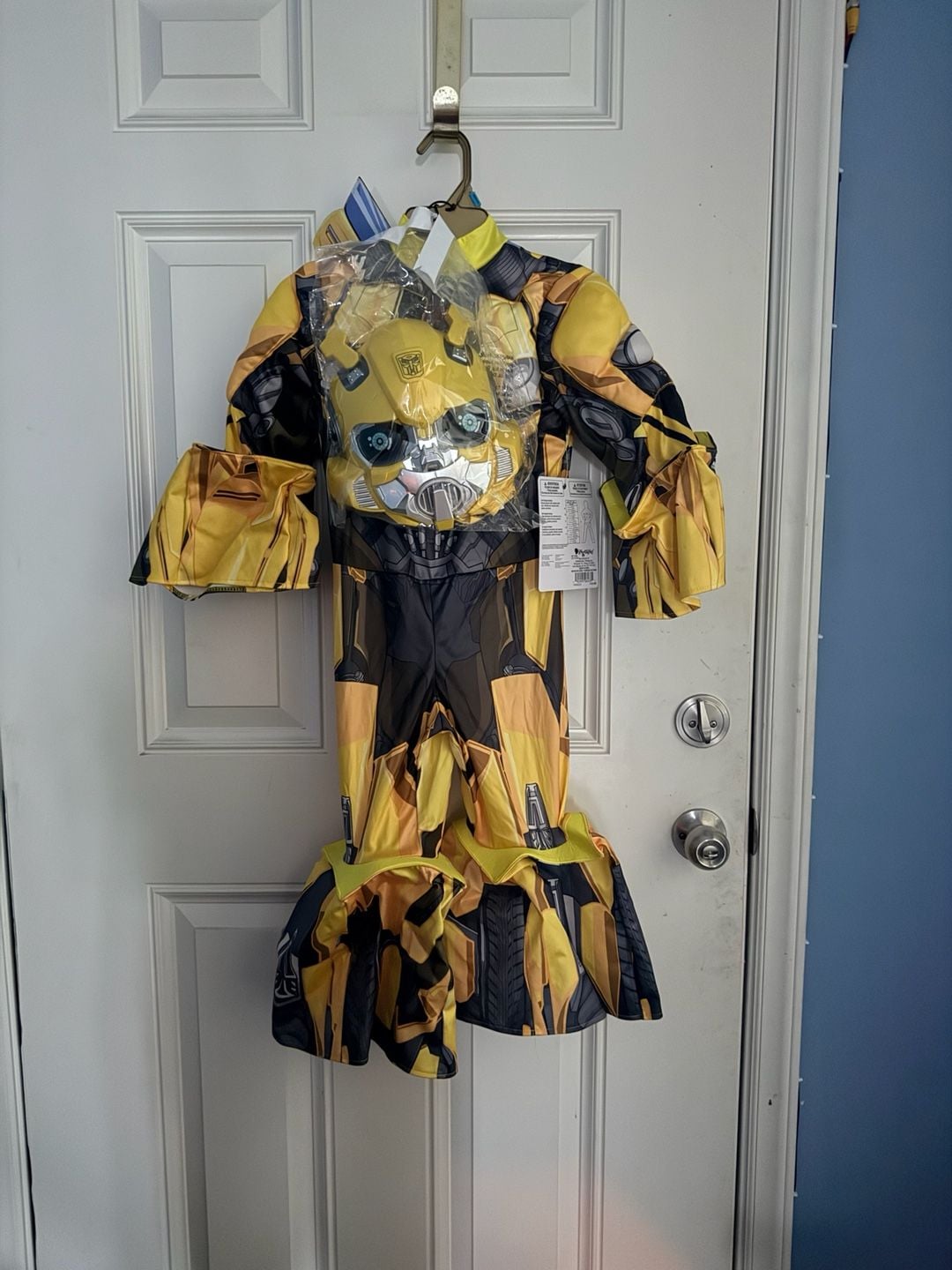 Disguise Transformers Bumblebee Costume Size XS (3-4) With Mask 3