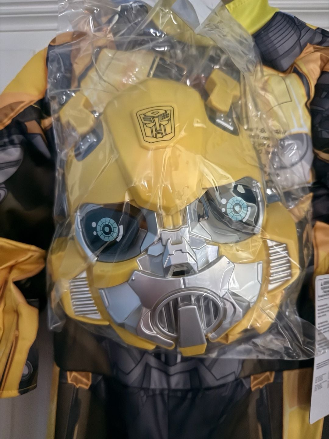 Disguise Transformers Bumblebee Costume Size XS (3-4) With Mask 4