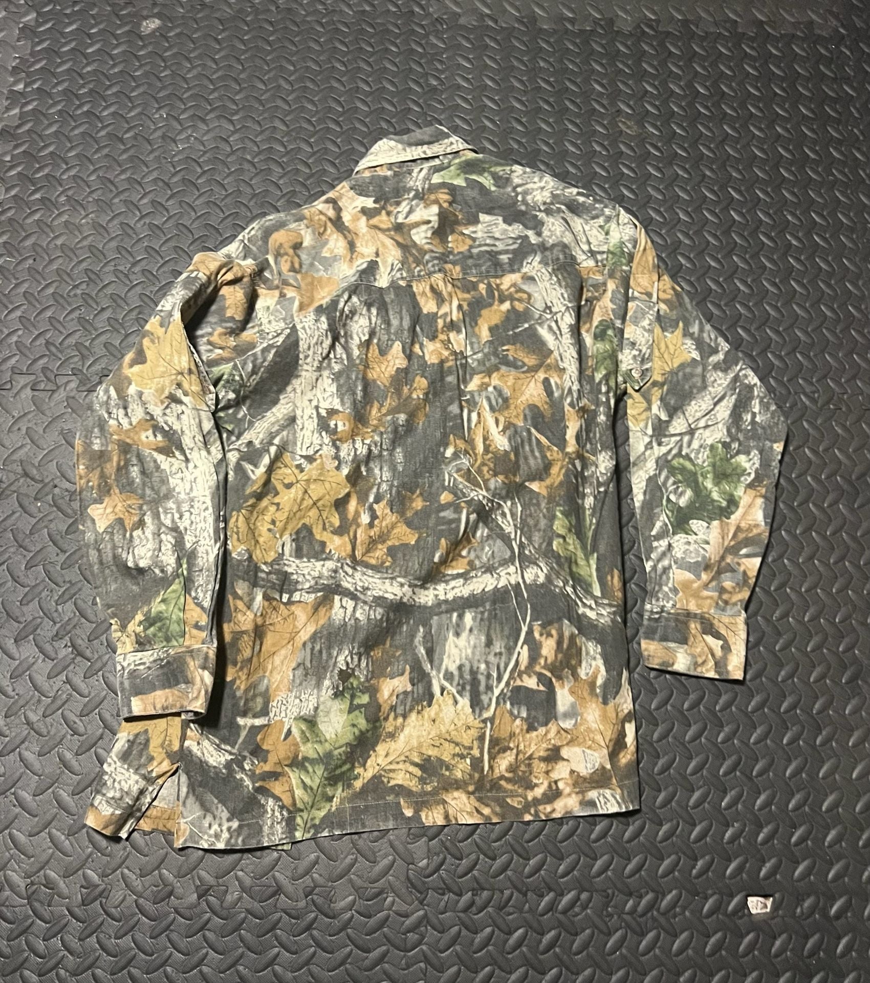 Merrill & Forbes Ranger Camo Button Up Shirt Tree Bark Hunting 4