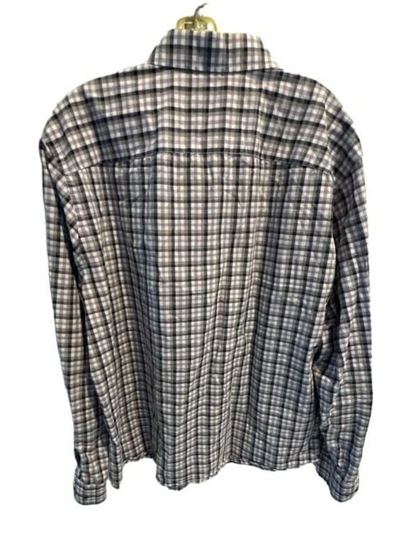 Untuckit Mens Plaid Button Down Shirt XX-Large Purple 6
