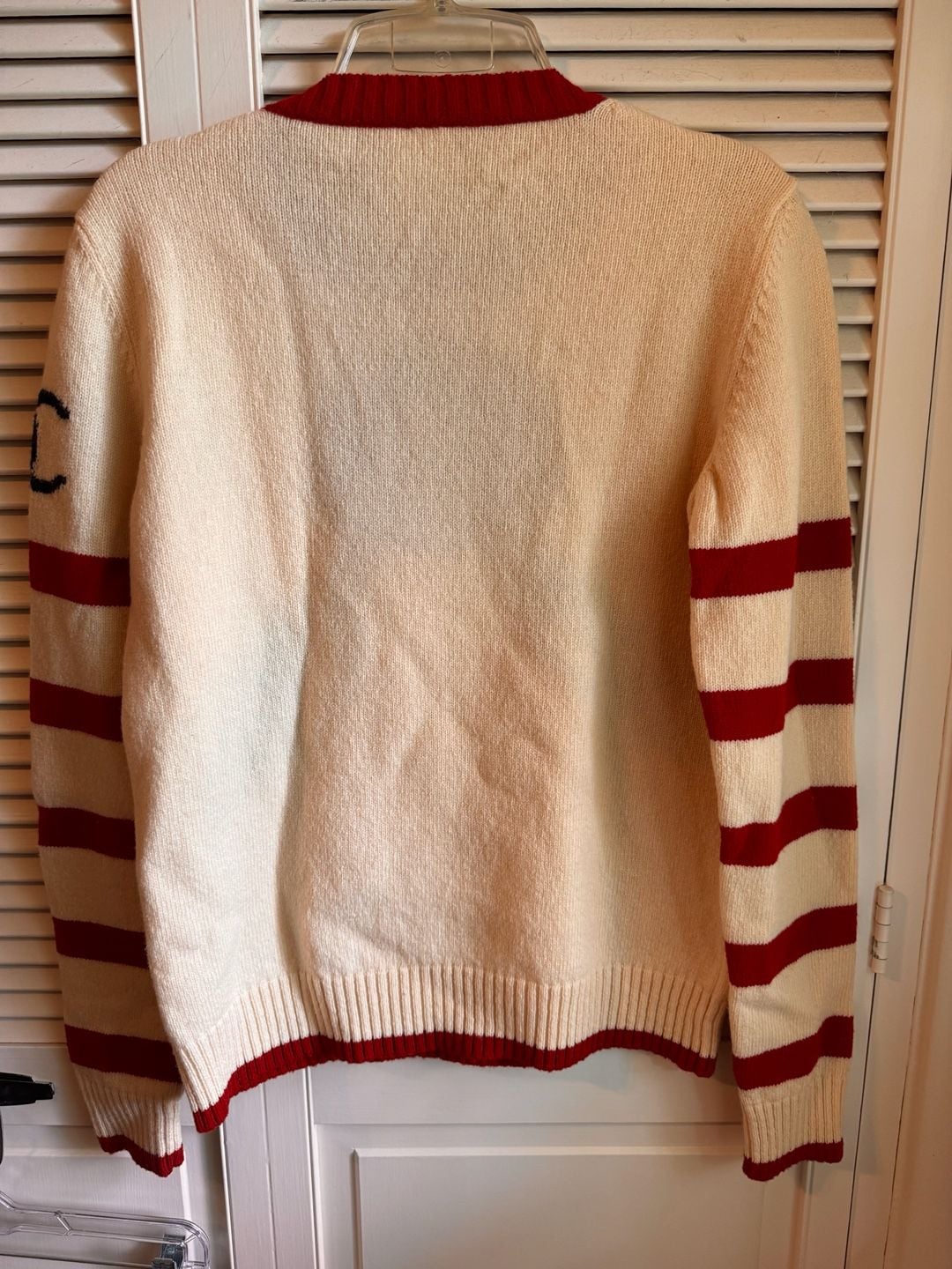 Chanel 07A 2007 Penguin Intarsia Wool Sweater CC Logo Size 40 Vintage Karl Lagerfeld 6