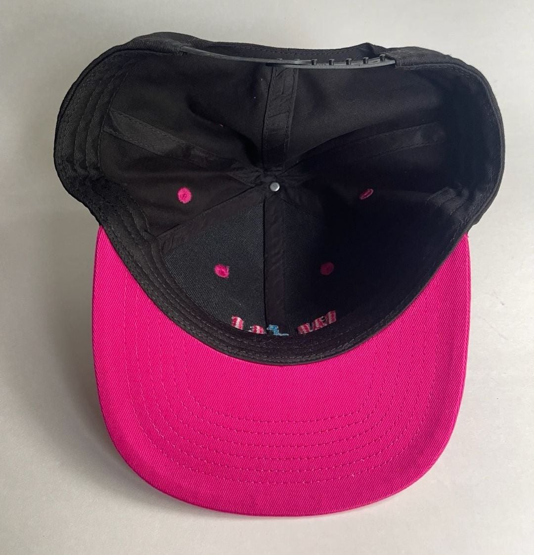 Jordan Jumpman Snapback Hat Black Pink Teal Embroidered 6