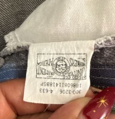 Vintage Made in USA Lee Womens Size 11 High Waist Ankle Zip Mom Jeans Gray Acid Wash 9