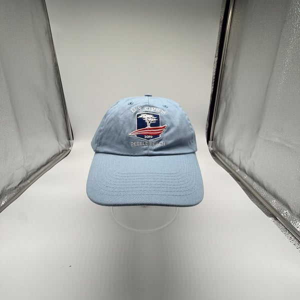 USGA US Open Pebble Beach 2019 Member Light Blue Strapback Hat