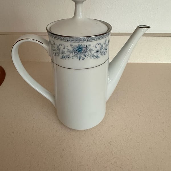 Noritake Blue Hill 2482 Coffee Pot