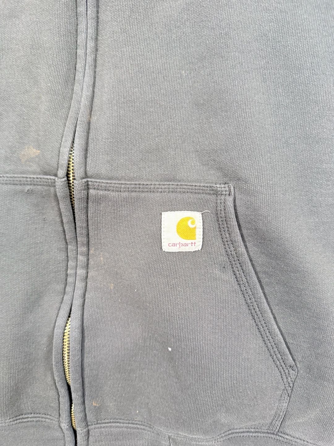 Carhartt Full Zip Hoodie Size L Gray Original Fit 6