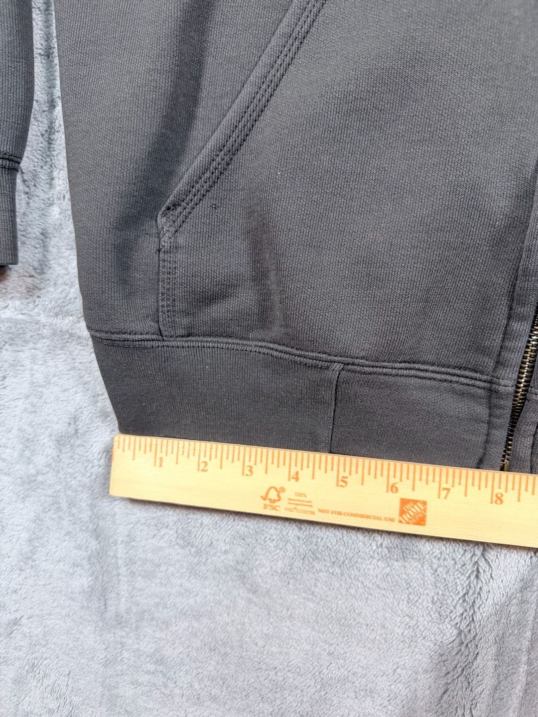 Carhartt Full Zip Hoodie Size L Gray Original Fit 11