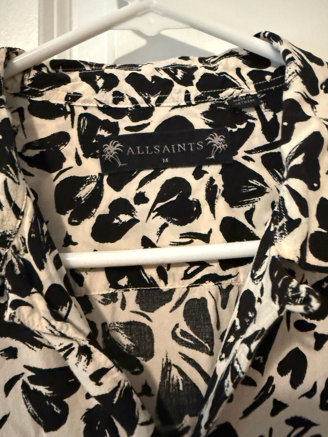 AllSaints Heartbreak Short Sleeve Shirt Size M 7