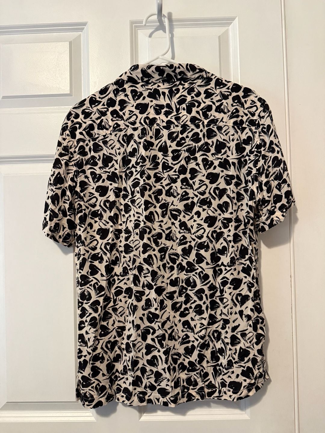 AllSaints Heartbreak Short Sleeve Shirt Size M 8