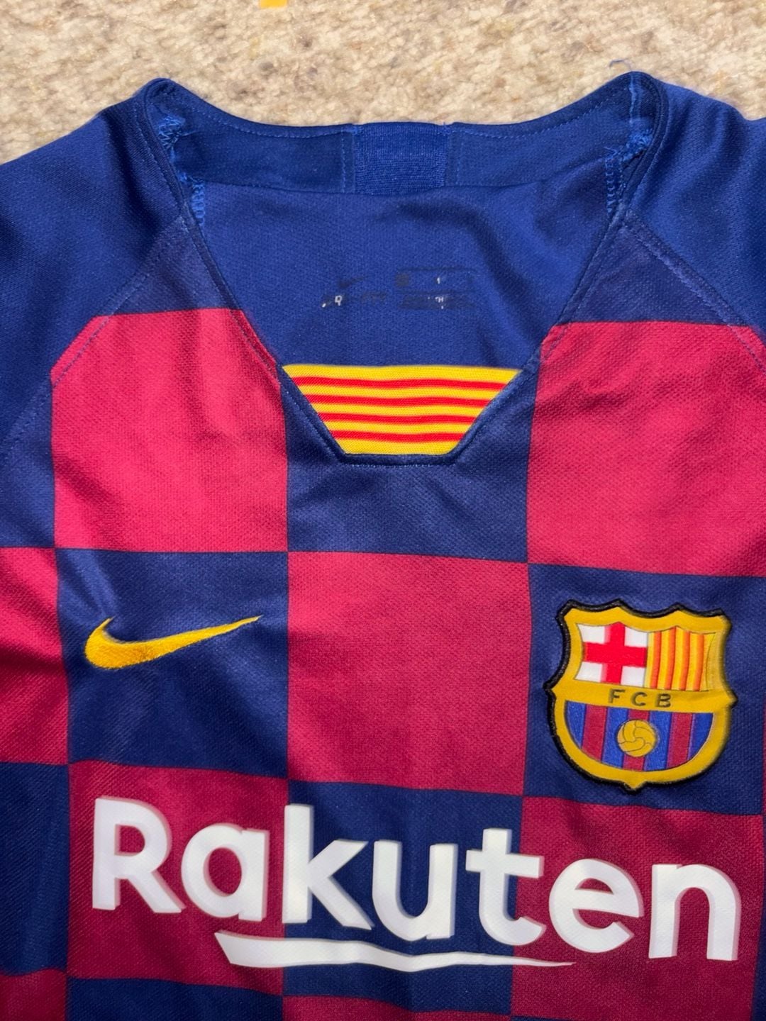 Nike FC Barcelona 2019-2020 Home Jersey 3