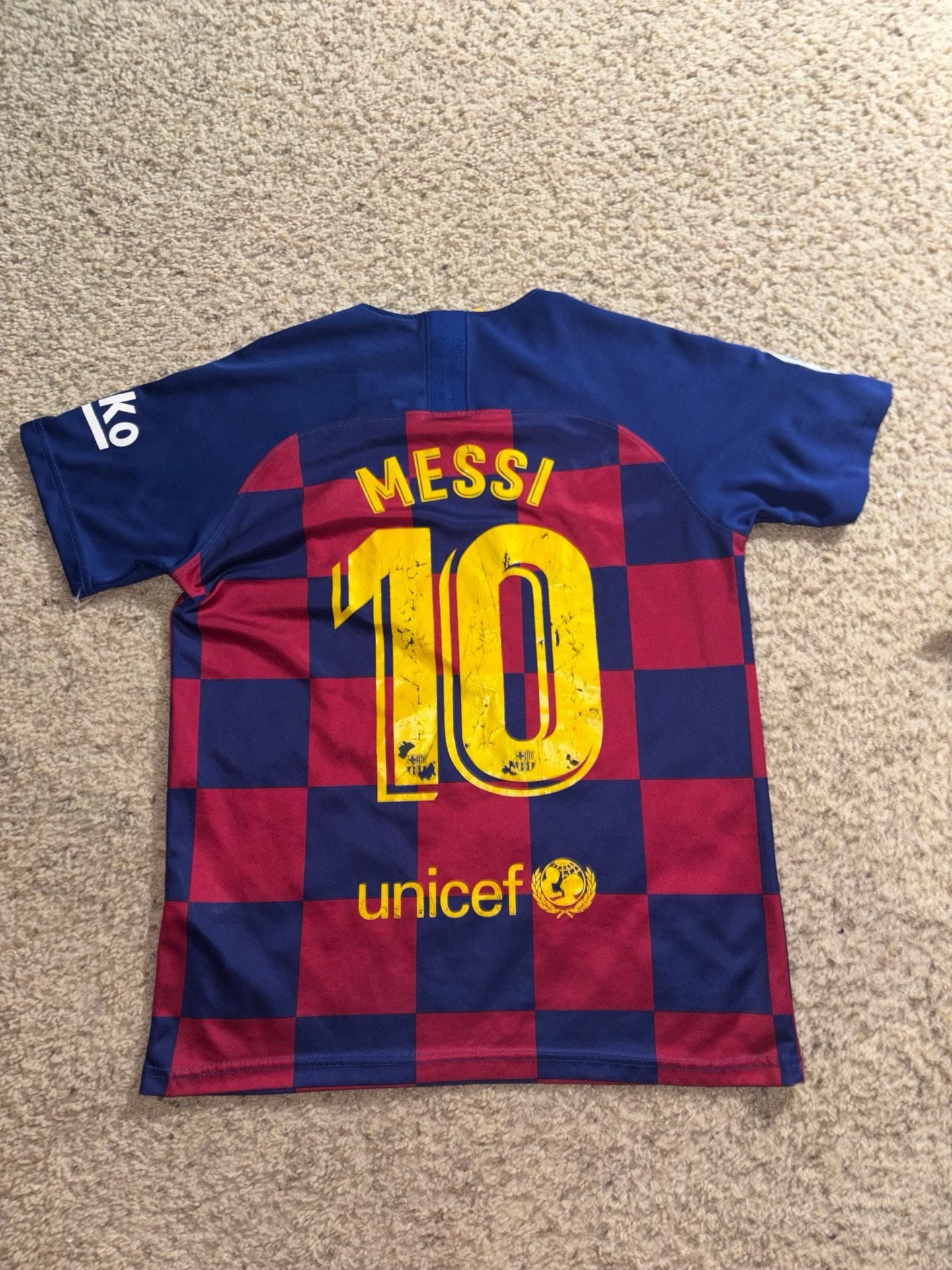 Nike FC Barcelona 2019-2020 Home Jersey 7