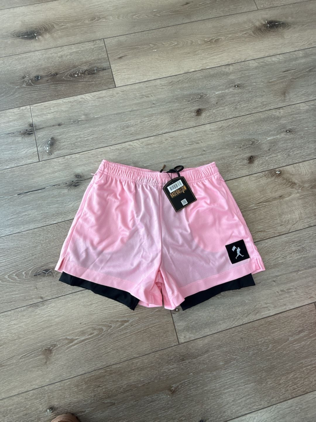 Baseballism Performance Youth Shorts Size YL Pink Training Athletic 2