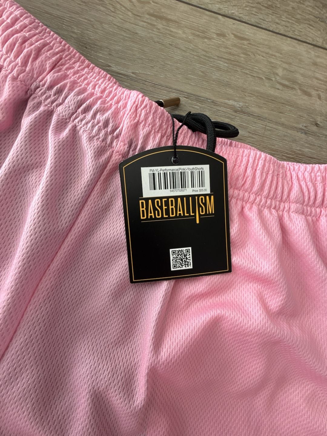 Baseballism Performance Youth Shorts Size YL Pink Training Athletic 4