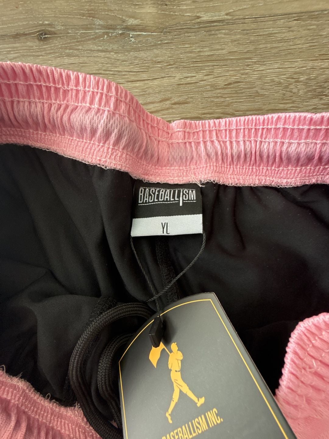 Baseballism Performance Youth Shorts Size YL Pink Training Athletic 5