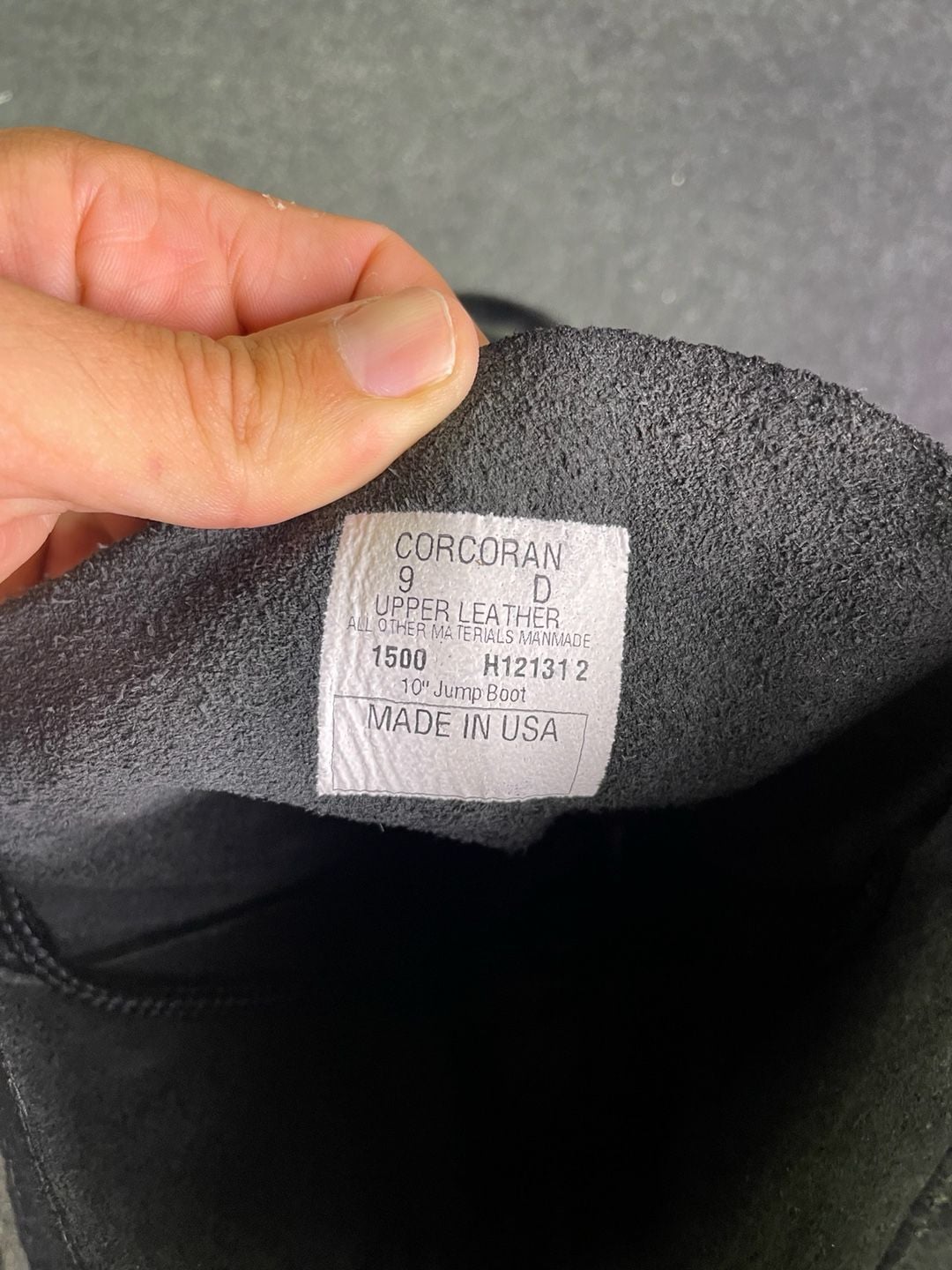 Corcoran 1500 10 Inch Jump Boot Size 9 D Black Leather 3