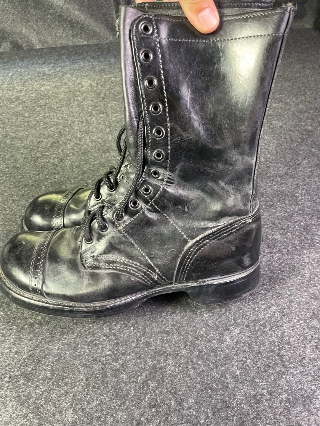 Corcoran 1500 10 Inch Jump Boot Size 9 D Black Leather 6