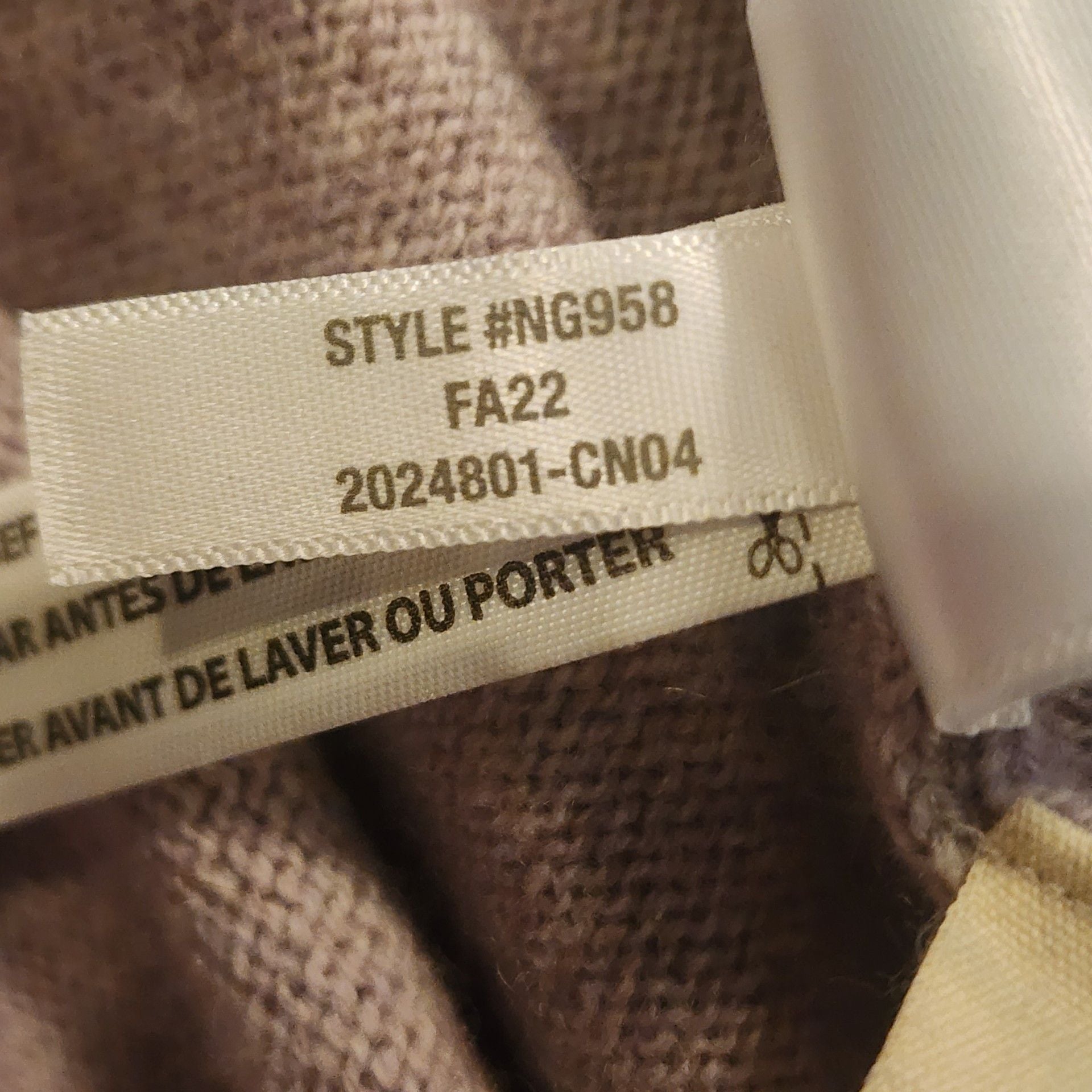 Madewell Cardigan Sweater Size S Purple Wool Blend V-Neck Academia, Soft Girl 9