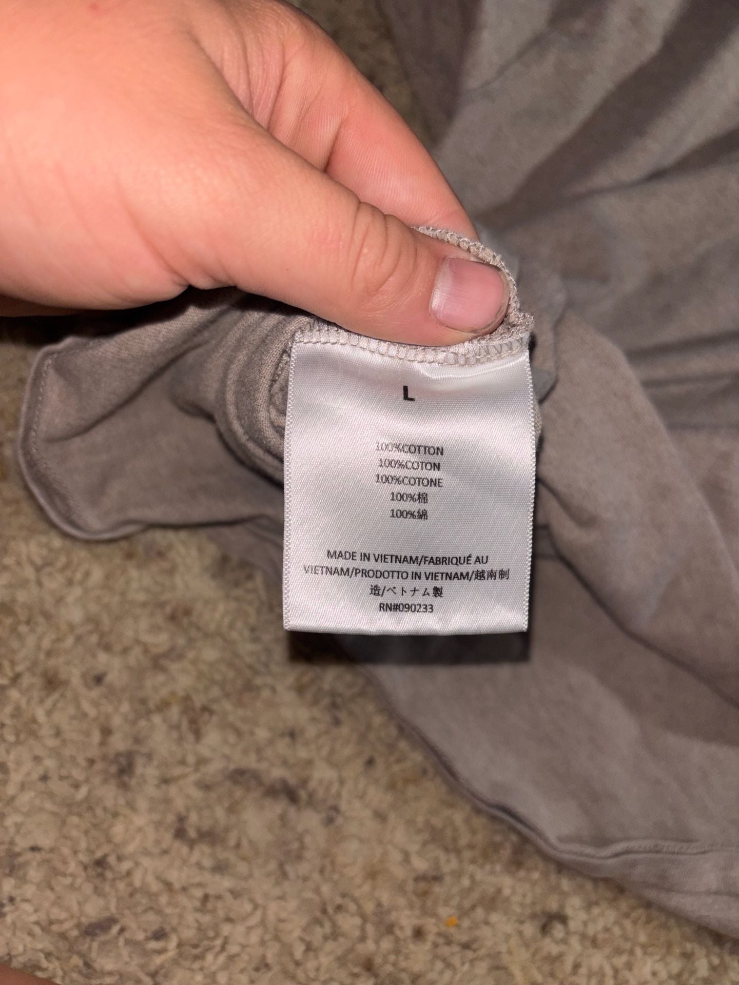 Fear of God Essentials T-Shirt Gray 7