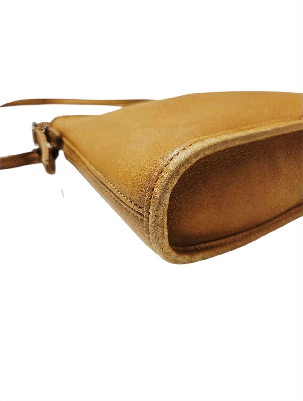 Vintage Coach Legacy 1990 Bucket Bag Crossbody British Tan Brown Leather 9062 15