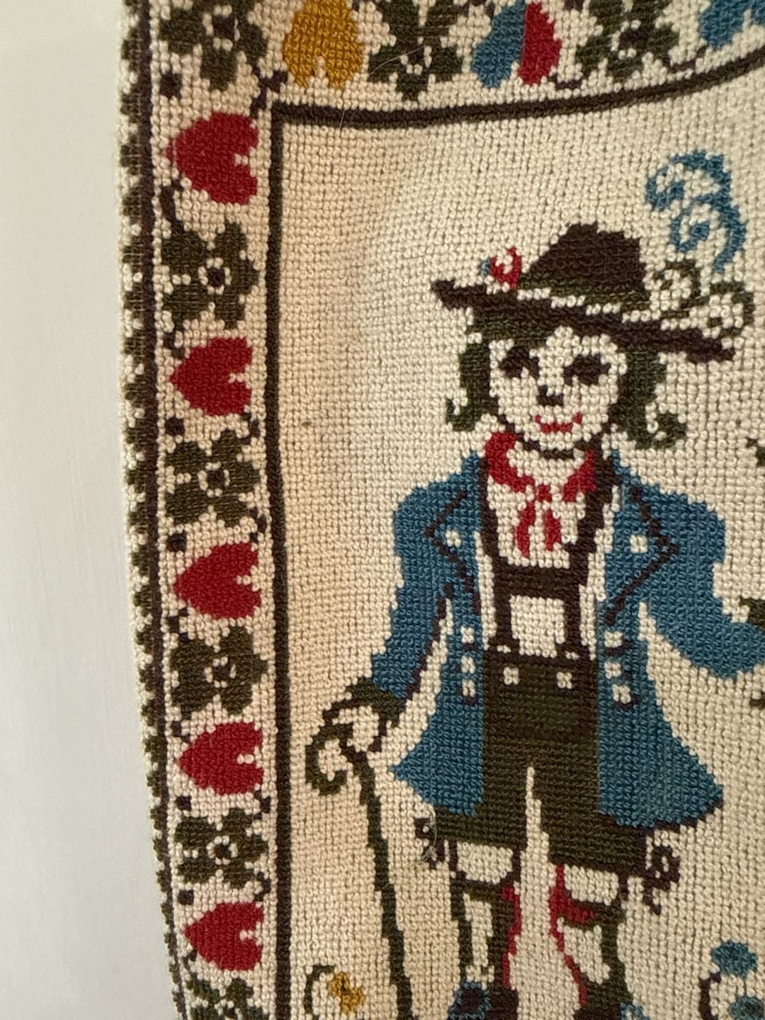 Vintage Tapestry Folk Art Cottagecore Cross Stitch Crossbody Bag Purse Fairycore 6